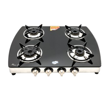 Jyoti 4 IN Slim (NA) Black - 3D Burners